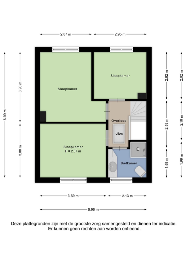 Grote Straat 33 Berg en Terblijt - 1e verdieping
