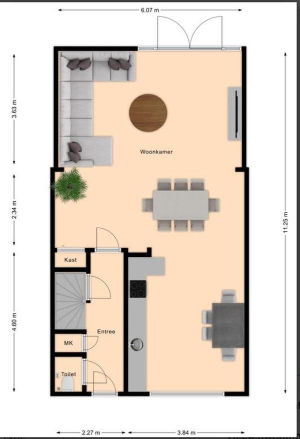 Plattegrond 1ste Verdieping