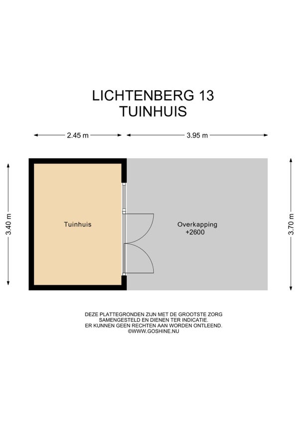 Tuinhuis - 2D