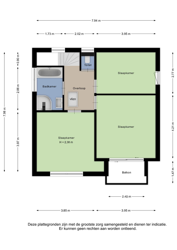 Plattegrond 1ste verdieping