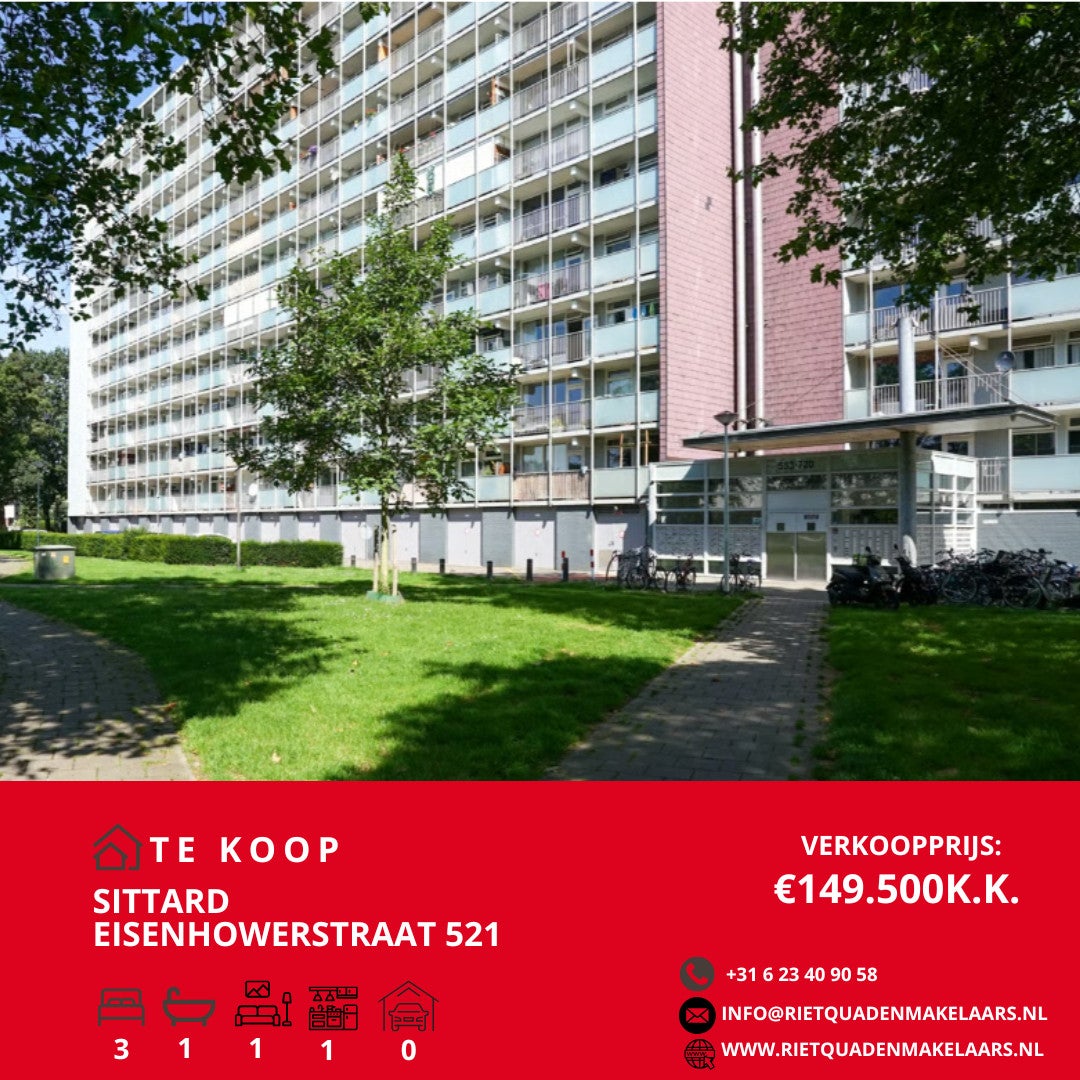Appartement aan de Eisenhowerstraat 521 in Sittard